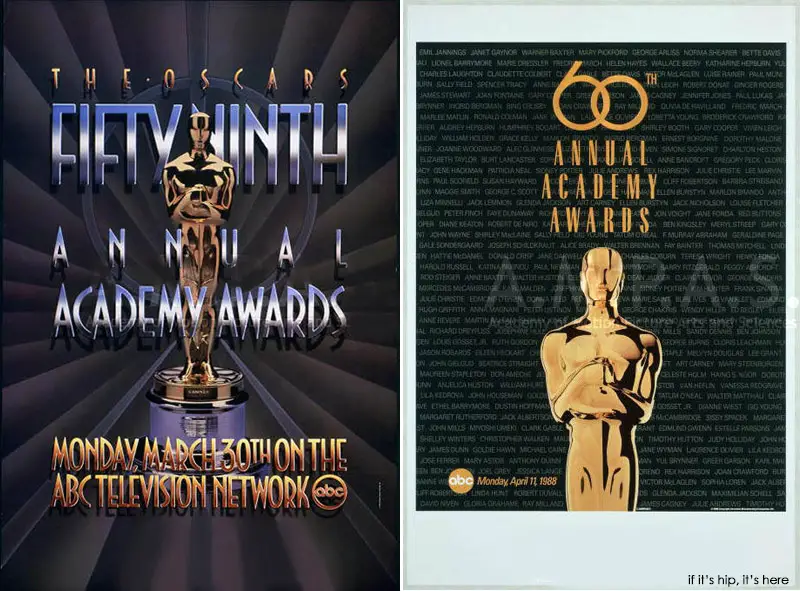 all the posters for the academy awards