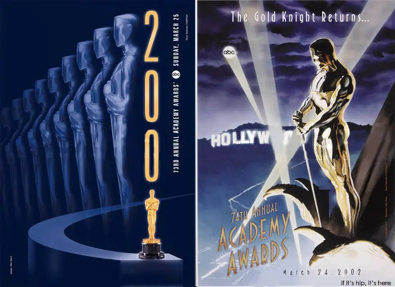 The Oscar poster designs through the years