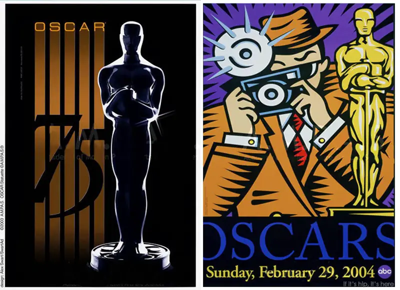 The Oscar poster designs through the years