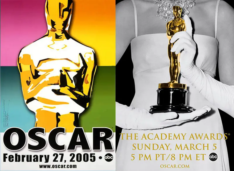 The Oscar poster designs through the years