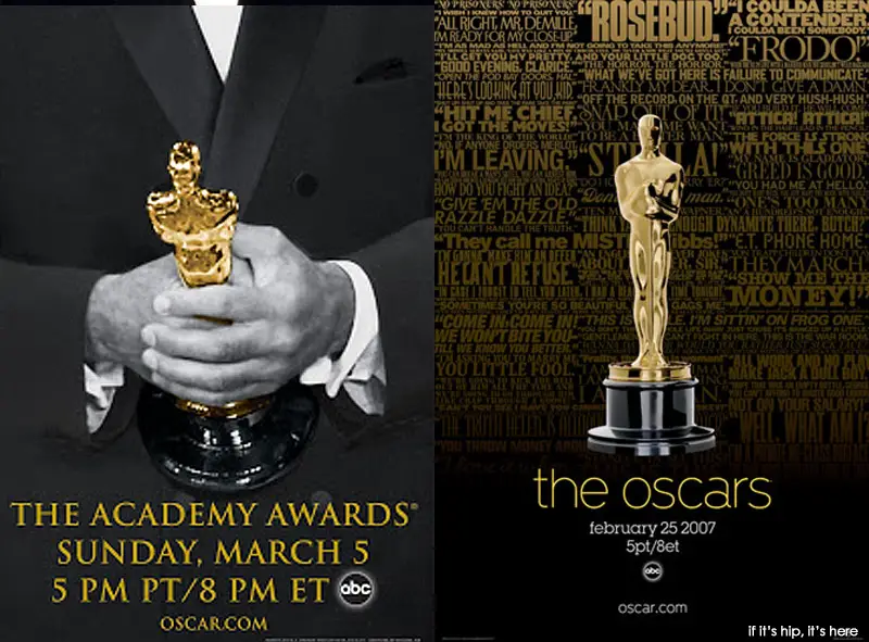 The Oscar poster designs through the years