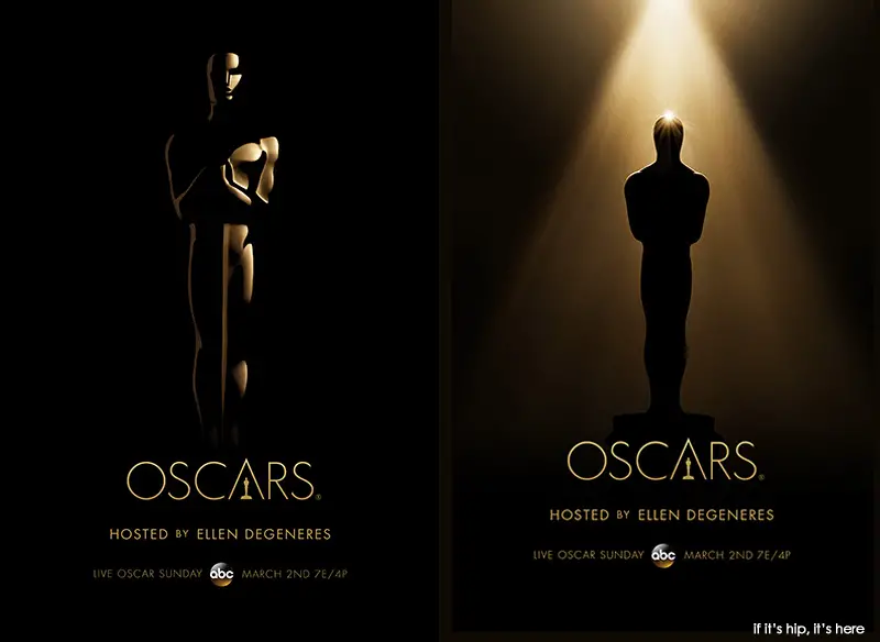 The two official posters for the 86th Annual Academy Awards