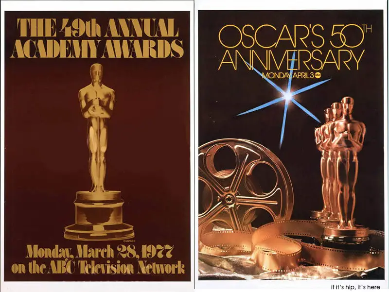 vintage posters for The Oscars