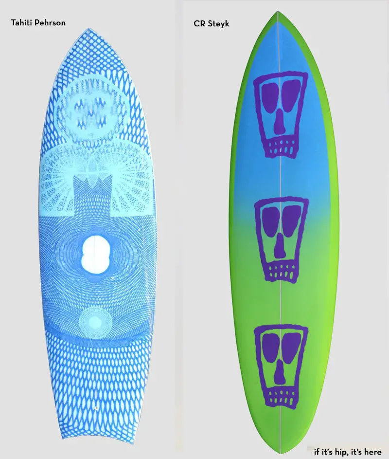 Tahiti Pehrson and CR Steyk surfboards IIHIH