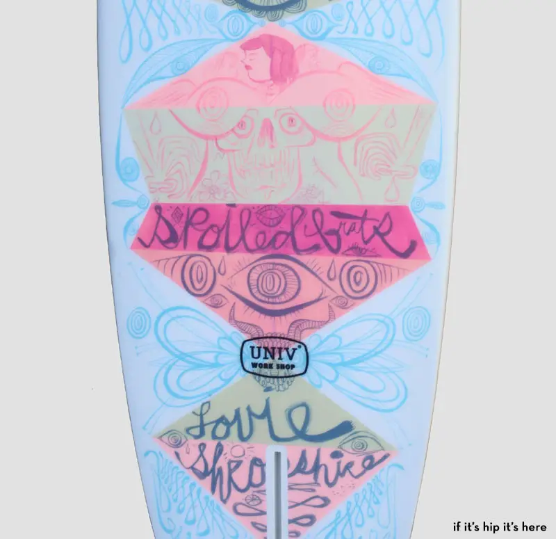 Tim Biskup Artist-decorated Surfboard Auction