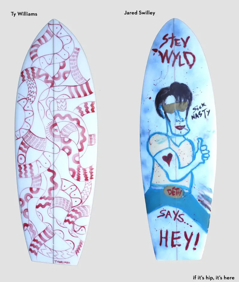 Ty Willaims and Jared Swilley surfboards IIHIH