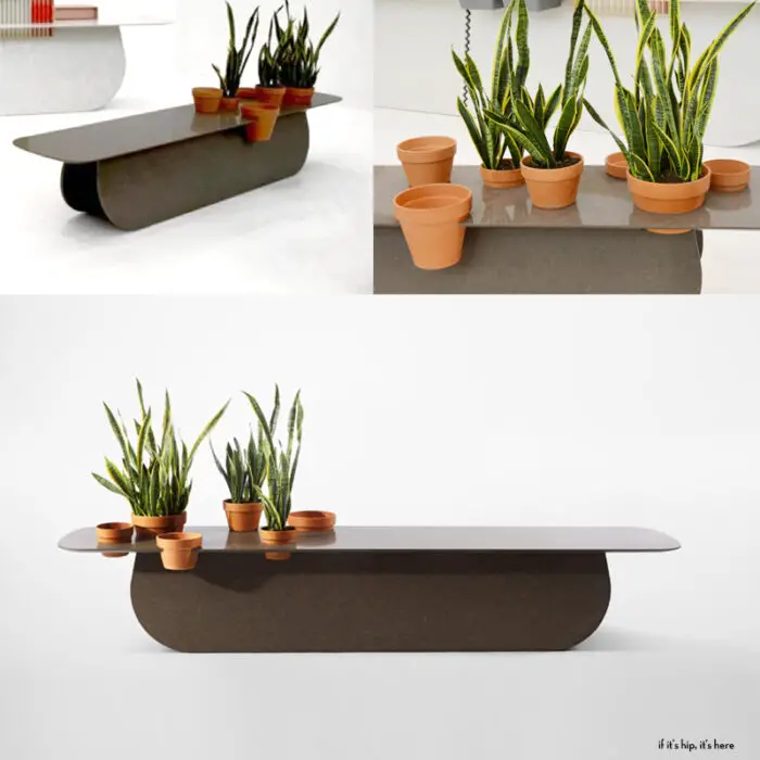 caesarstone raw edges islands planter ganged IIHIH