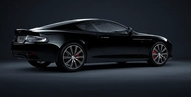 db9carbon black rear three quarter IIHIH