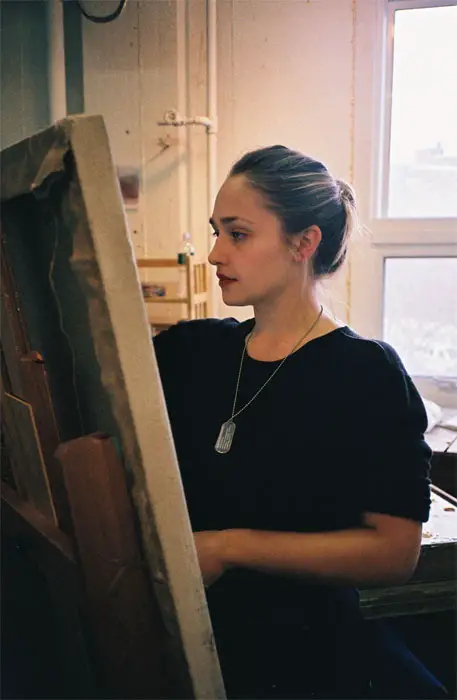 jemima kirke in her studio