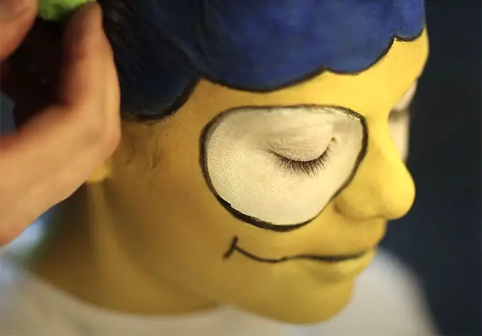marge simpson makeup