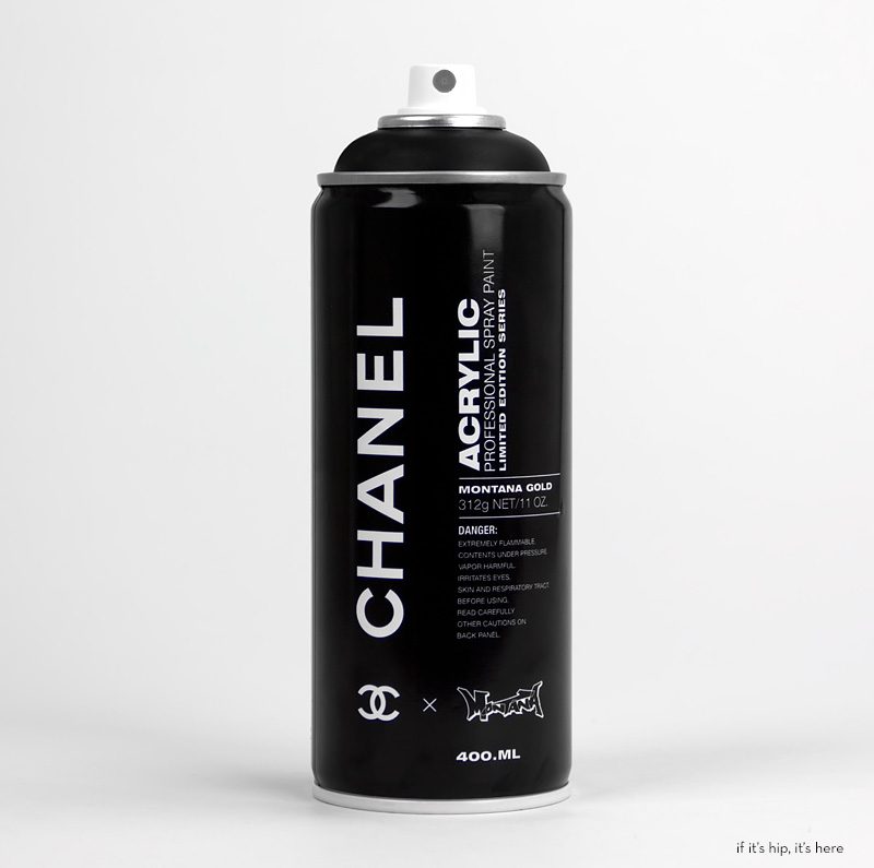 chanel Branded Spray Paint Can