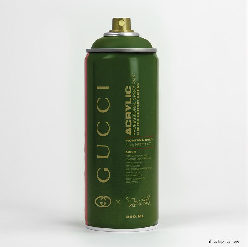 Gucci Branded Spray Paint Can