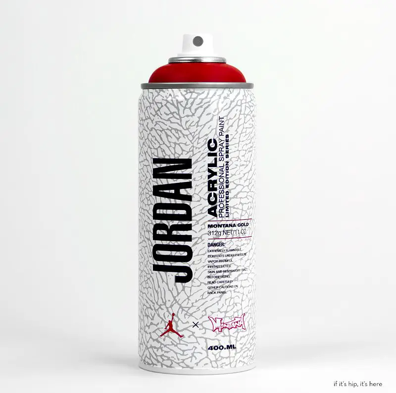 Branded Spray Paint Cans jordan
