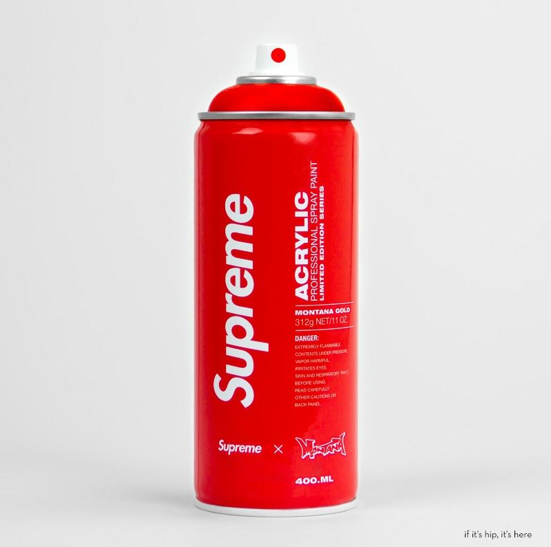 Supreme Branded Spray Paint Can