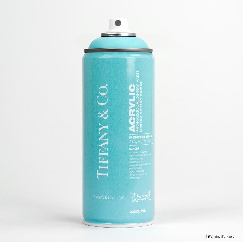 luxury branded spray paint cans