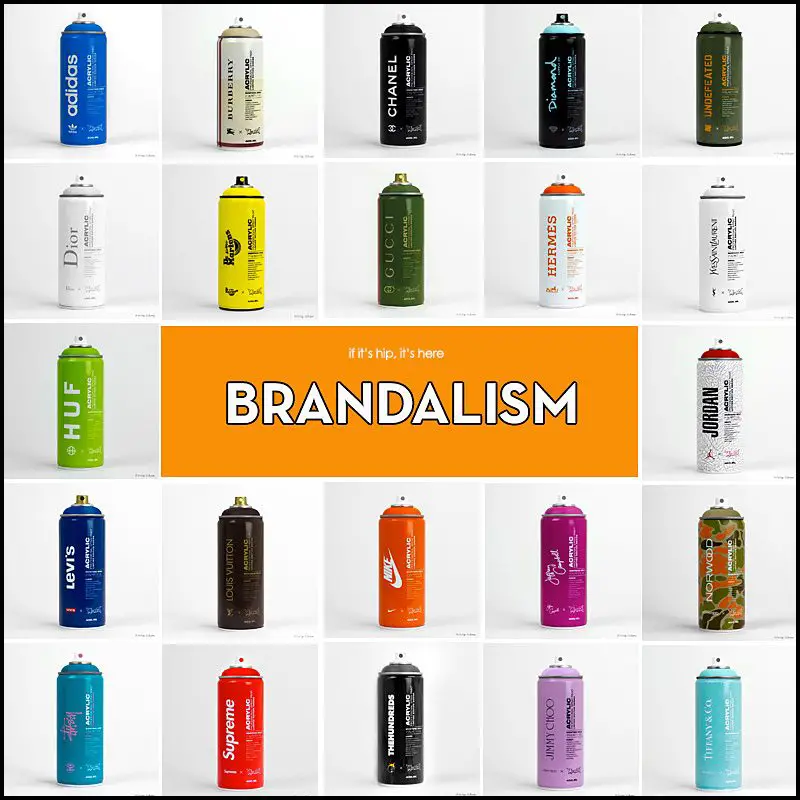 fashion branded spray paint