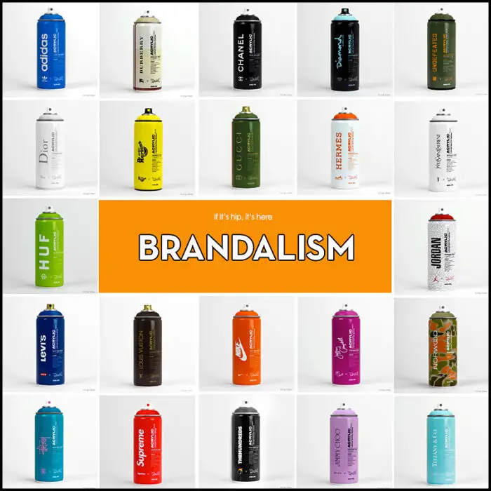 Read more about the article Brandalism. Fashion Branded Spray Paint Cans.