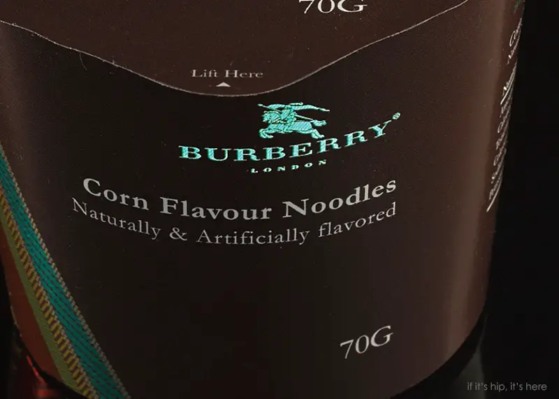 Corn-Flavored Ramen Noodles by Burberry2 IIHIH