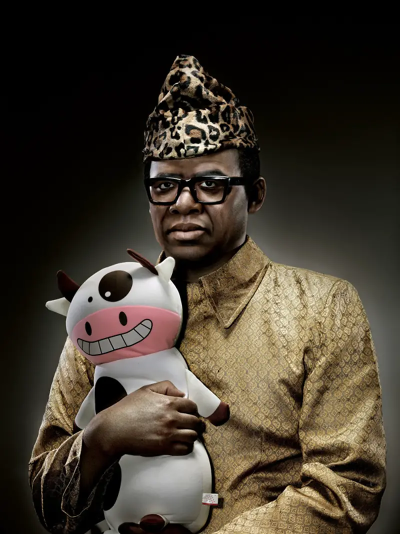 Mobutu Sesé Seko with cow IIHIH