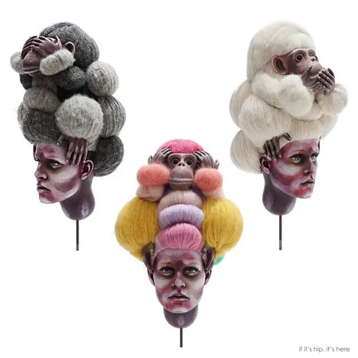 Nikoline Liv Andersen Monkey Wigs