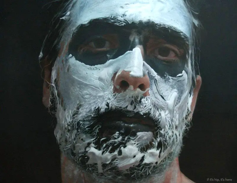 Paint in my head 4, 2011, oil on board 160x160cm