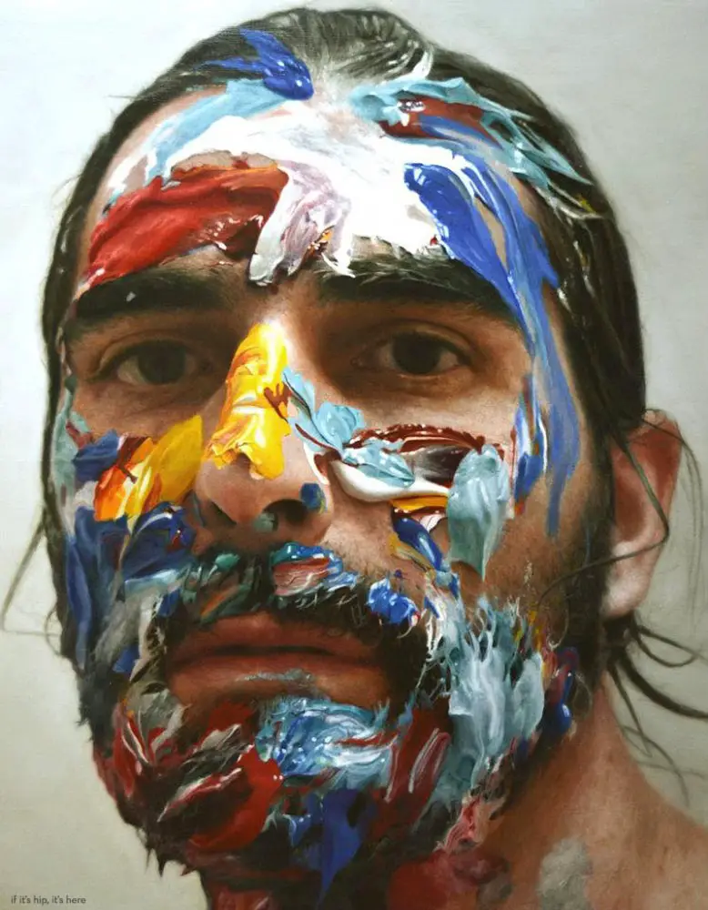 Paint in my head number 6, oil on board,2012. 160x160 cm copy