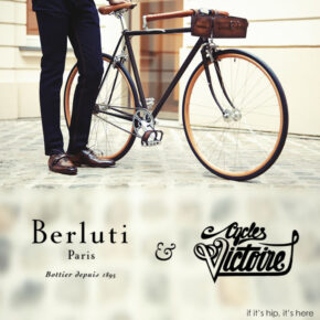 Berluti and Victoire Cycles Create A Beautiful Bike With Elegant Leather Accessories.
