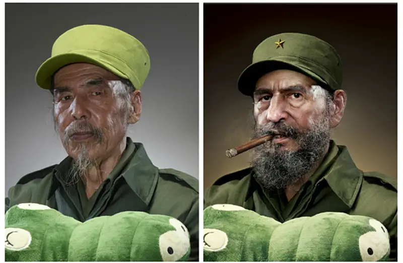Evil Dictators with Plushies making castro