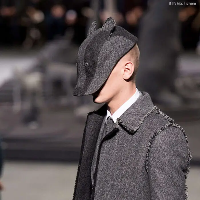 thom browne stehen jones badger cap