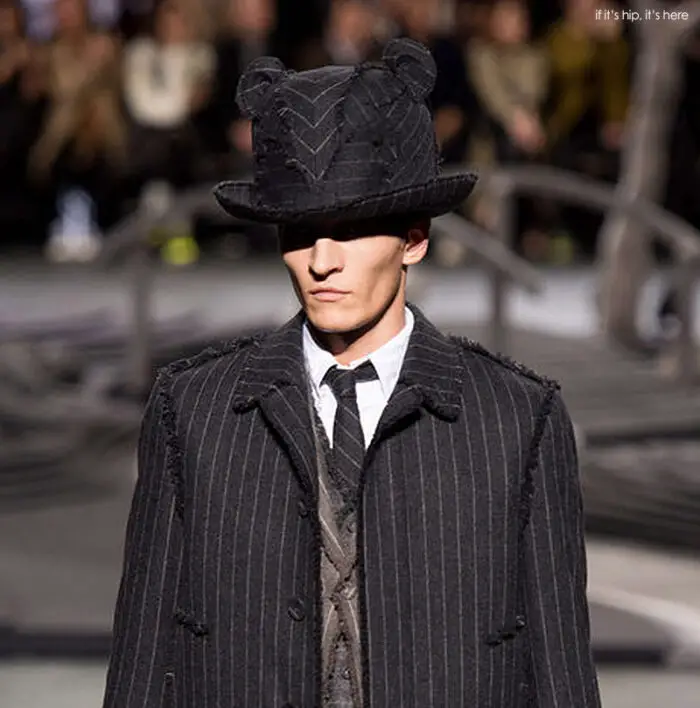 Thom Browne and Stephen Jones animal hats