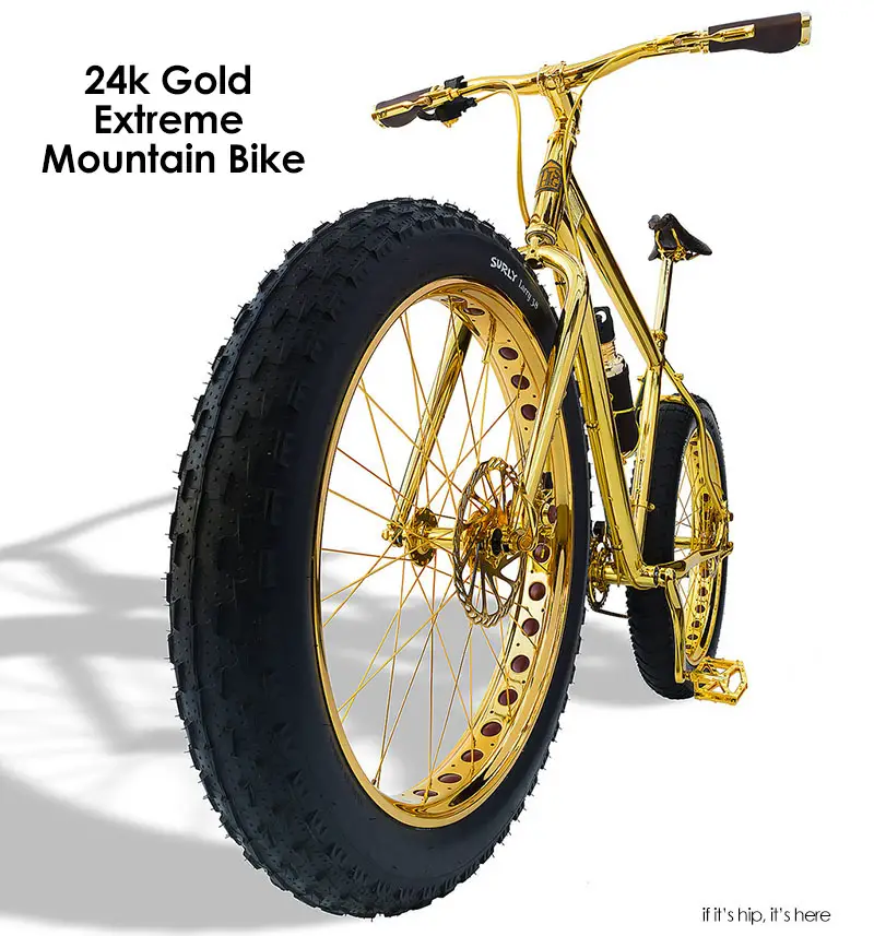 24k gold mountain bike