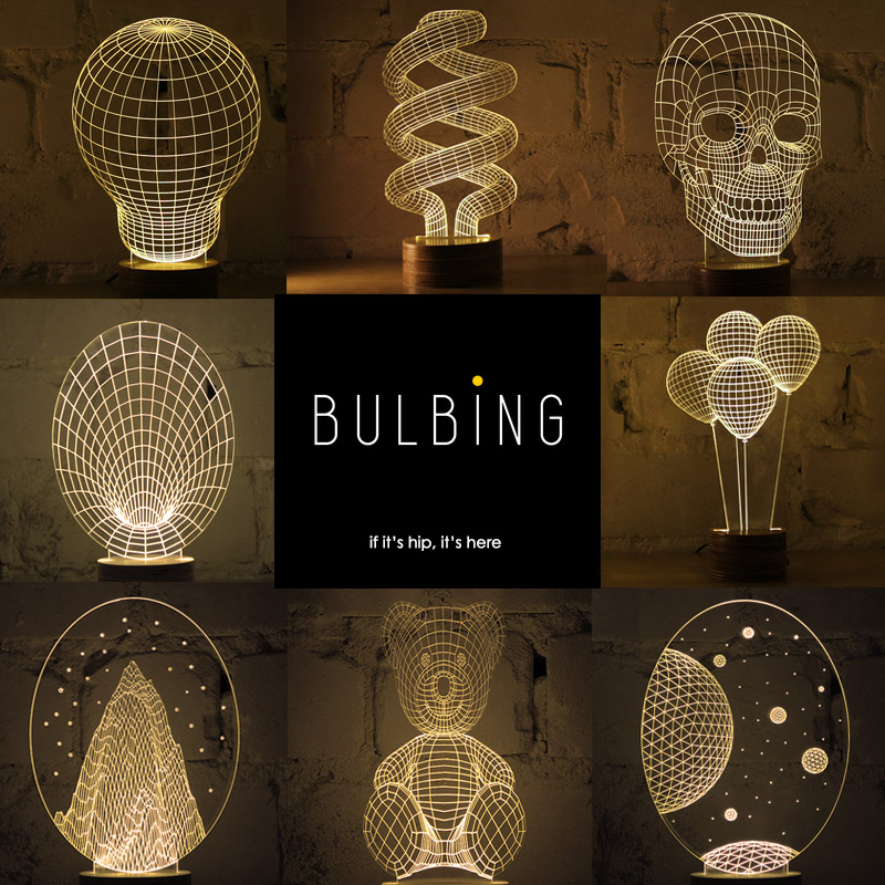 Bulbing Lamps from Studio Cheha