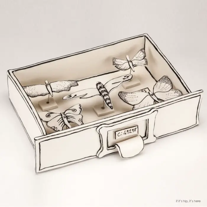 Butterfly drawer by Katharine Morling