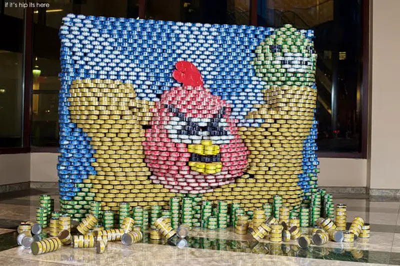Canstruction Hungry Birds-2