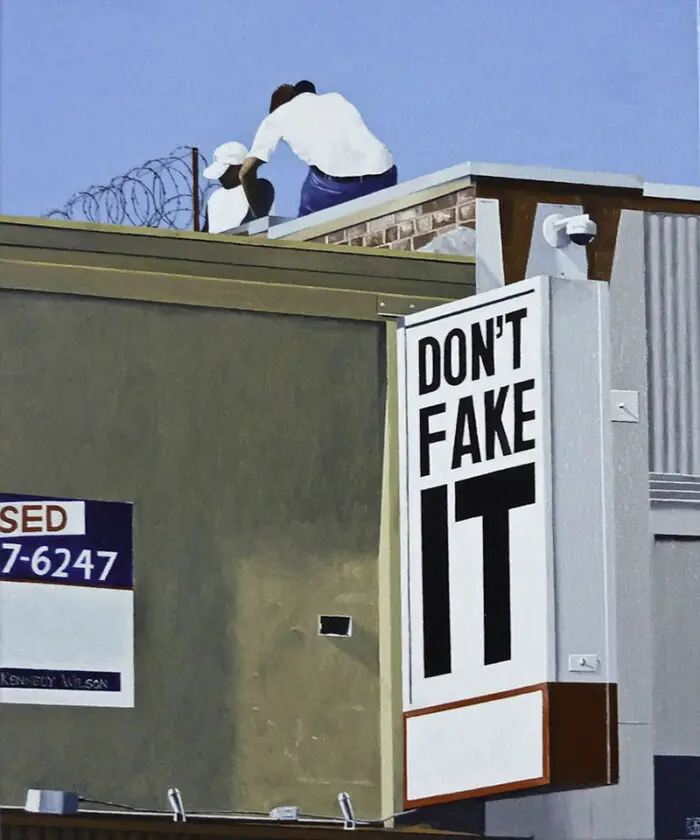Don't Fake It LA urban paintings