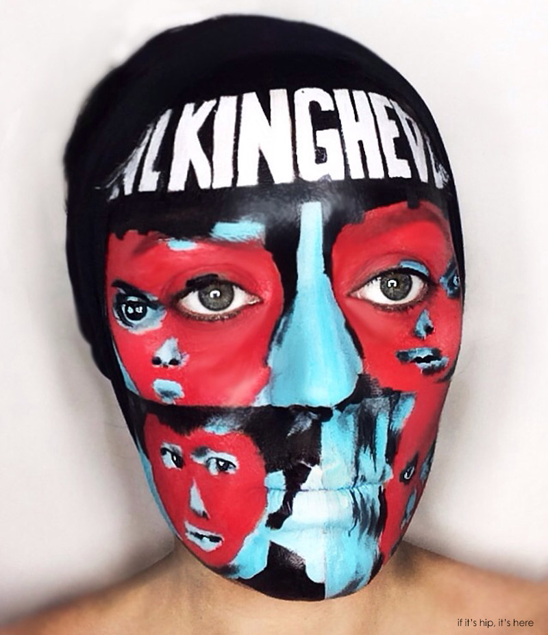 Natalie Sharp Talking Heads face paint IIHIH