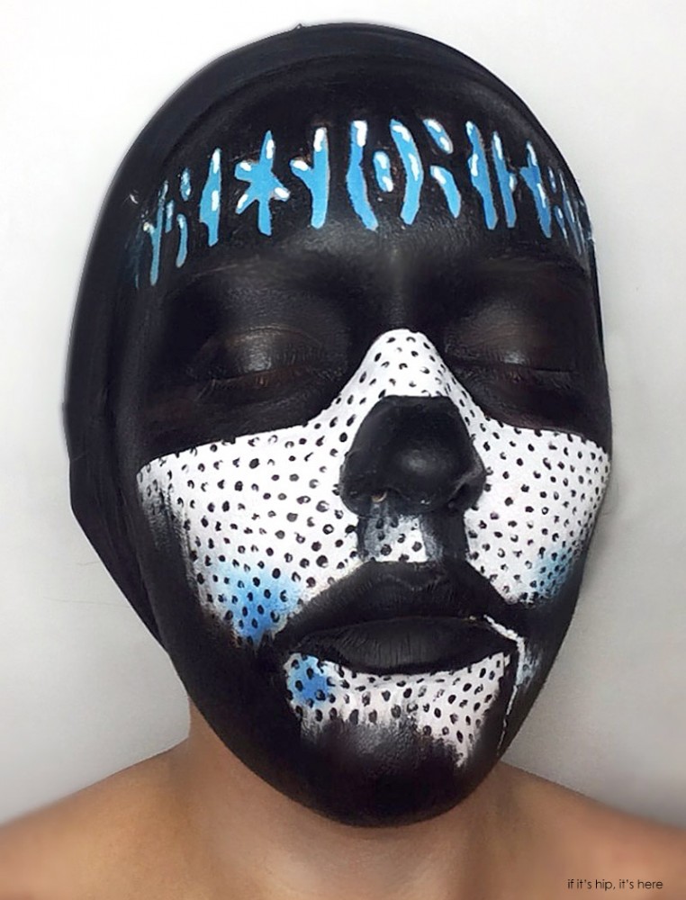 Natalie Sharp album cover face paint 2 IIHIH
