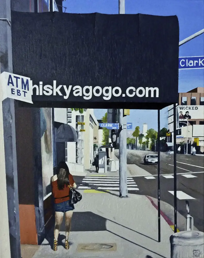 Whiskey A Go Go, LA painting