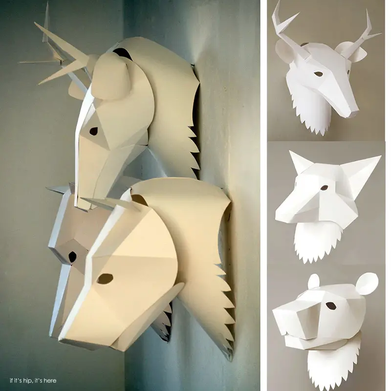 3D Paper Animal Masks