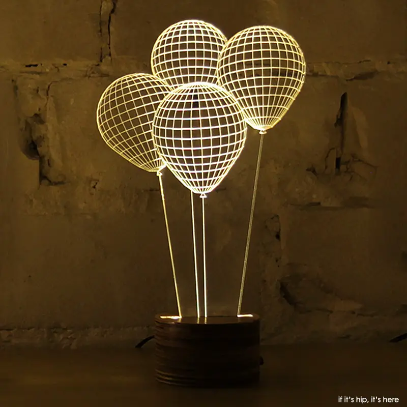 Bulbing Lamps from Studio Cheha balloons