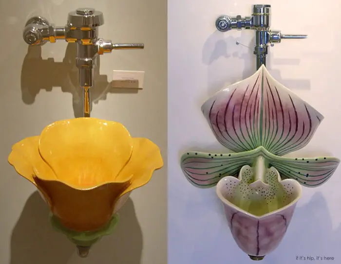 flower urinals
