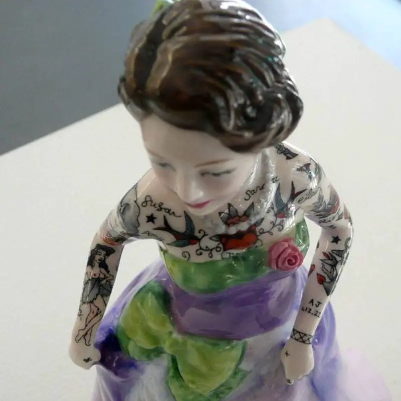 jessica harrison tattooed porcelain