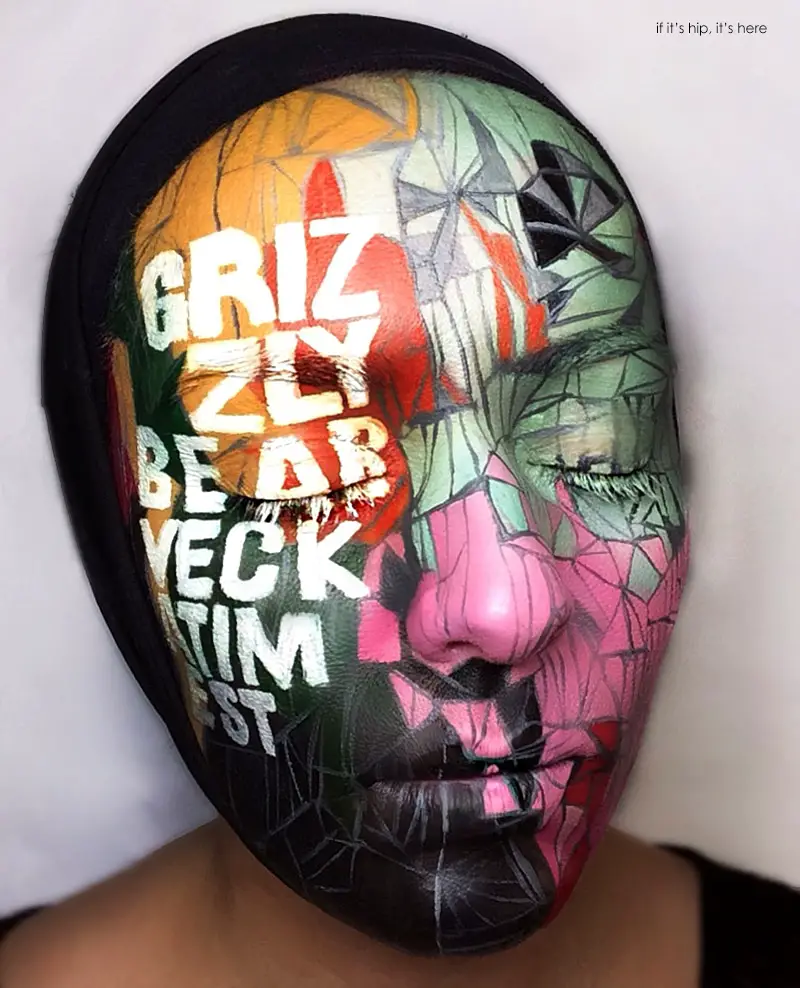 natalie Sharp Grizzly Bear album cover face paint IIHIH