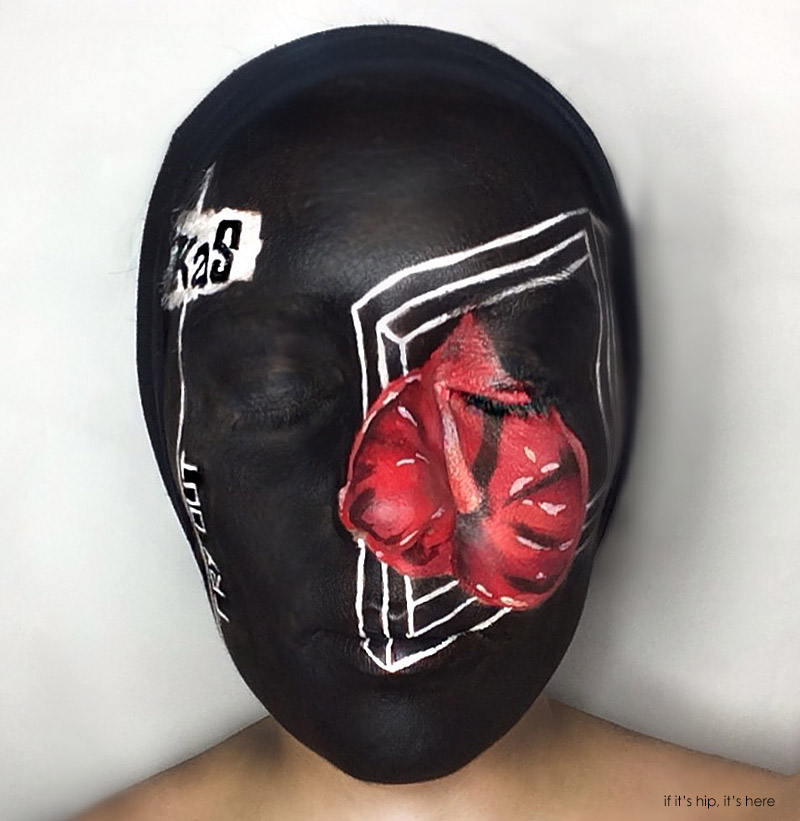natalie sharp KAS try out face paint IIHIH