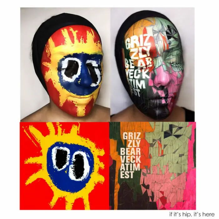 Read more about the article Natalie Sharp Paints Her Face as Eight Different Album Covers.