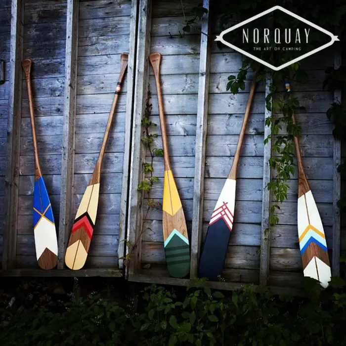 Read more about the article Hand-Painted Cherry Wood Artisan Canoe Paddles from Norquay Co.