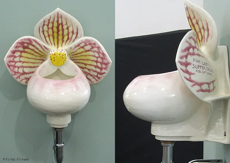 pink lady orchid urinal