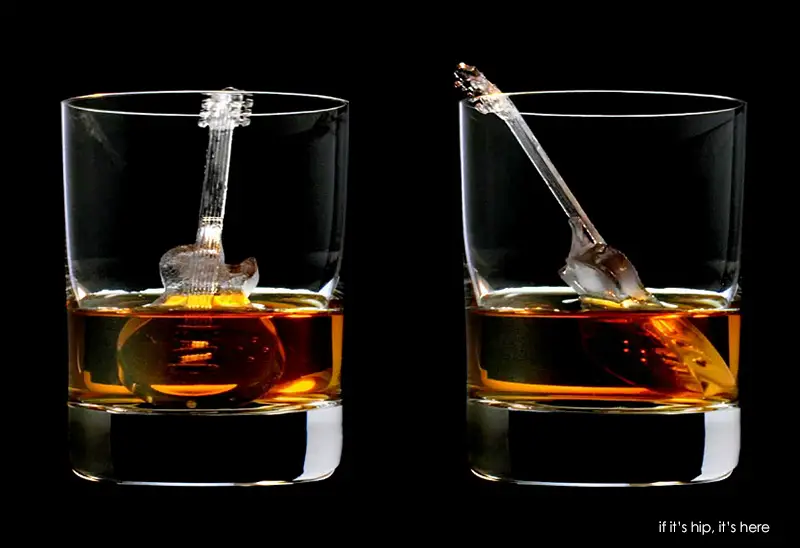 guitar shaped ice cubes