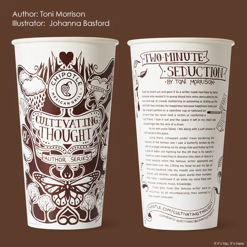 Chipotle Toni Morrison Johanna Basford IIHIH