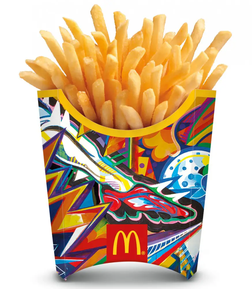 McDonald's french fry containers for the 2014 World Cup